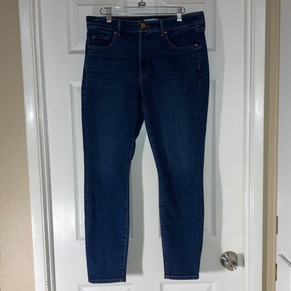 LOFT Dark Blue Denim jeans 12